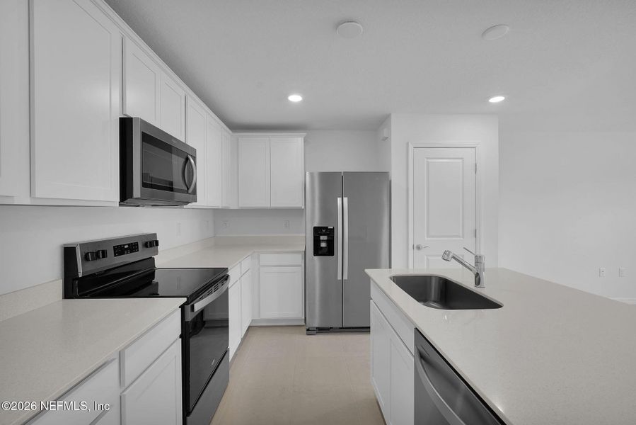 Furnished interior view inside a new home in , Jacksonville (Image 10).