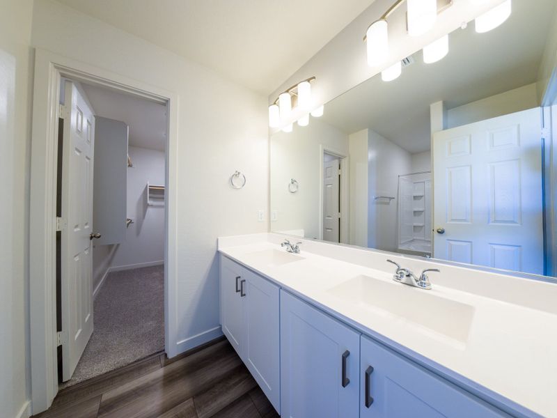 Furnished interior view inside a new home in Rancho Santa Rosa, Maricopa (Image 13).