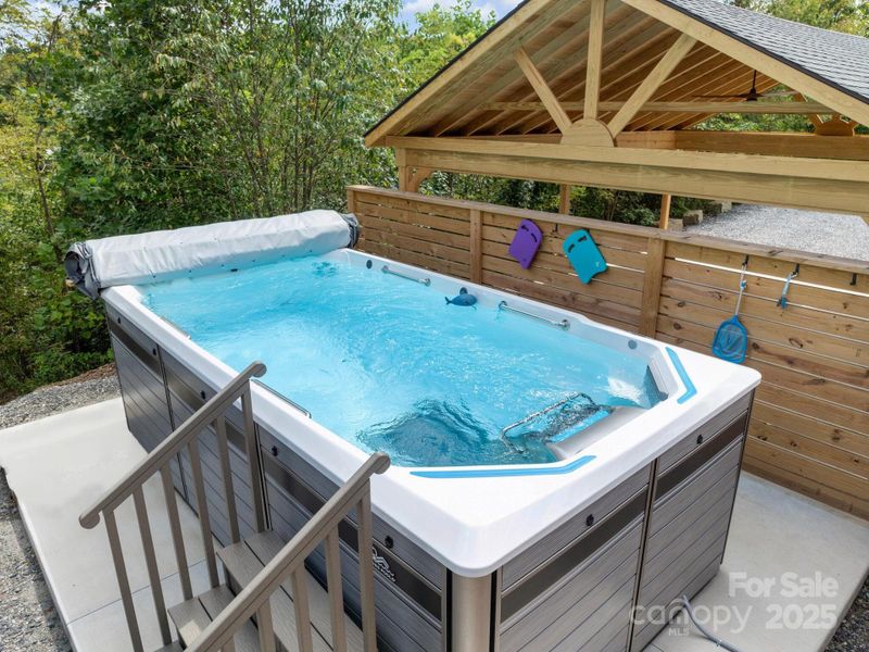 Heated Swim Spa For Exercise or Relaxing