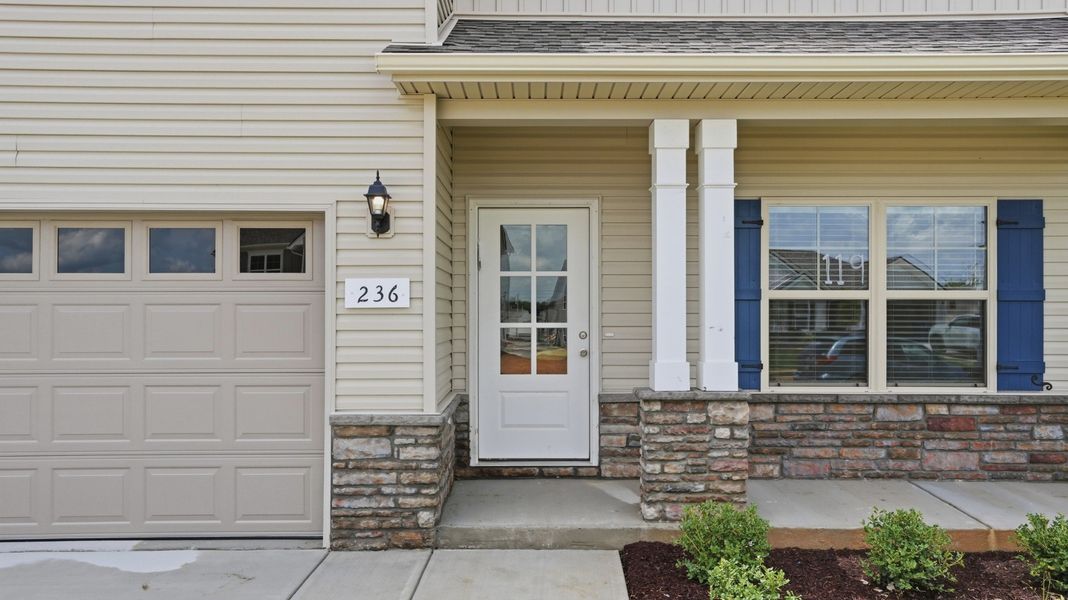 Exterior details and patio area of a home in Wheatfield, Shelbyville (Image 3). Exterior details and patio area of a home in Wheatfield, Shelbyville (Image 3).
