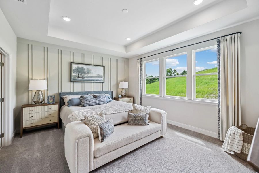 Primary Bedroom | For representation purposes only. Options and layout may vary by community and home plan. Primary Bedroom | For representation purposes only. Options and layout may vary by community and home plan.