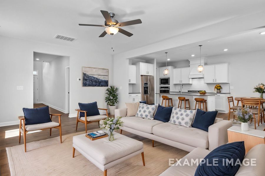 Representative furnished interior of a home built from the The Gavin A by Davidson Homes LLC in Montrose, Aberdeen (Image 7).
