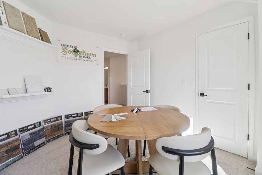 Representative furnished interior of a home built from the Makenzie II by Great Southern Homes in Peachtree Hills, Lexington (Image 52).