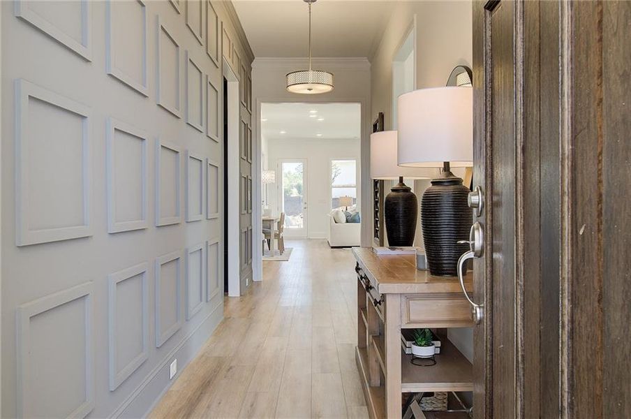 Furnished interior view inside a new home in Courtyards at Traditions, Cumming (Image 5).