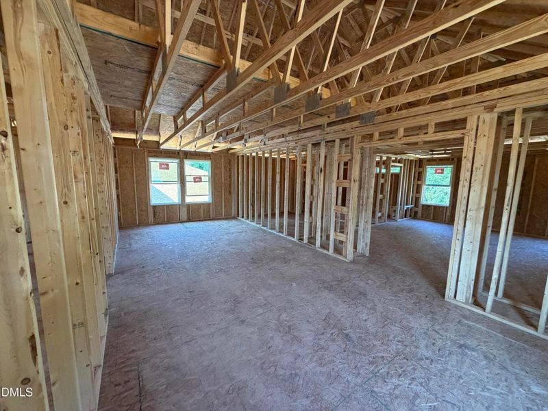 In-progress construction of a new home in Wendell Ridge, Wendell, NC (Image 29).