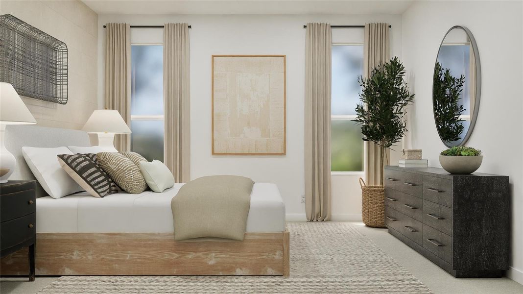 Furnished interior view inside a new home in Thunder Rock, Marble Falls (Image 23).