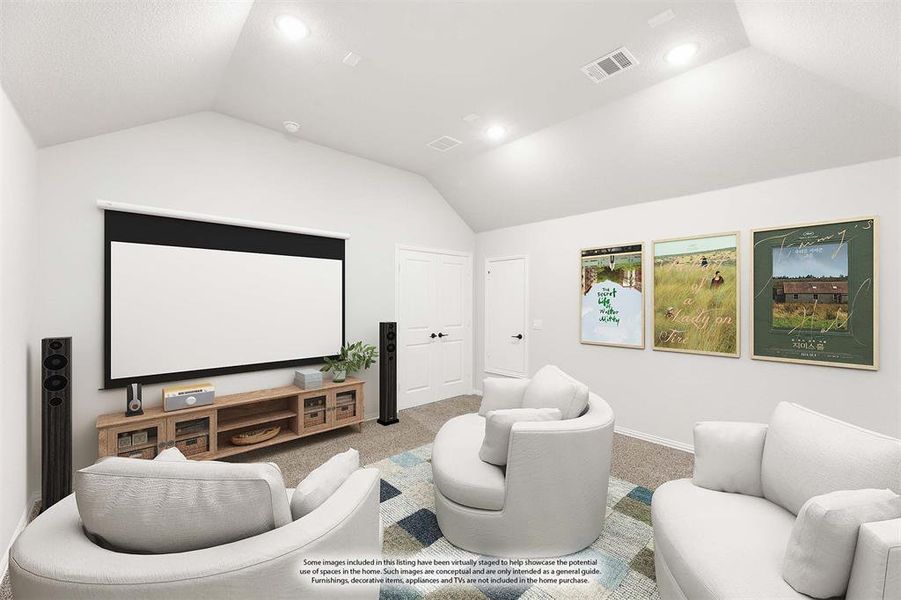 Furnished interior view inside a new home in Maplewood, Glenn Heights (Image 17). Furnished interior view inside a new home in Maplewood, Glenn Heights (Image 17).