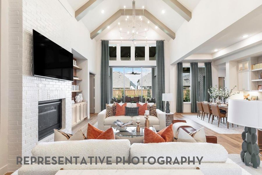 Furnished interior view inside a new home in Kresston, Montgomery (Image 40).