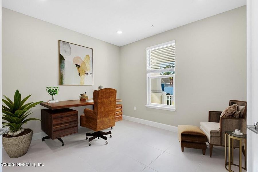 Furnished interior view inside a new home in Colbert Landings, Palm Coast (Image 3). Furnished interior view inside a new home in Colbert Landings, Palm Coast (Image 3).