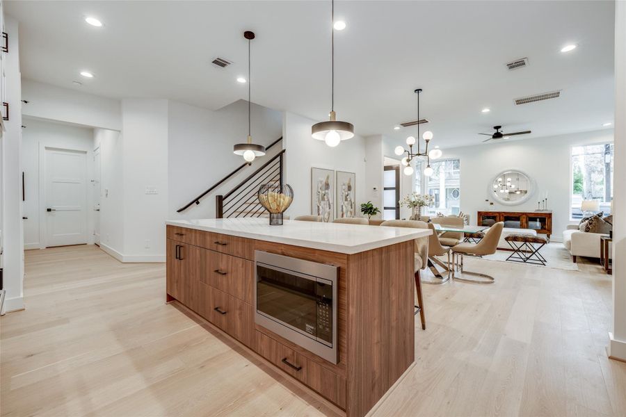 Furnished interior view inside a new home in , Houston (Image 15).