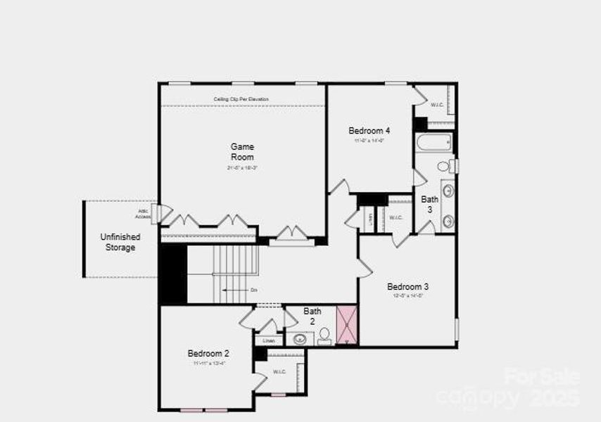 Additional Highlights Include: Gourmet kitchen, sunroom, study in place of flex, fireplace at great room, shower ledge at primary bath, laundry tub, and shower in place of tub at upstairs bathroom. Photos are for representative purposes only.