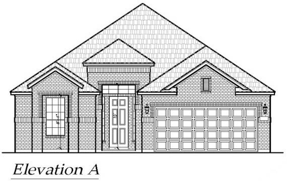 Exterior rendering of this home design in Summer Crest, Fort Worth, TX (Image 20). Exterior rendering of this home design in Summer Crest, Fort Worth, TX (Image 20).