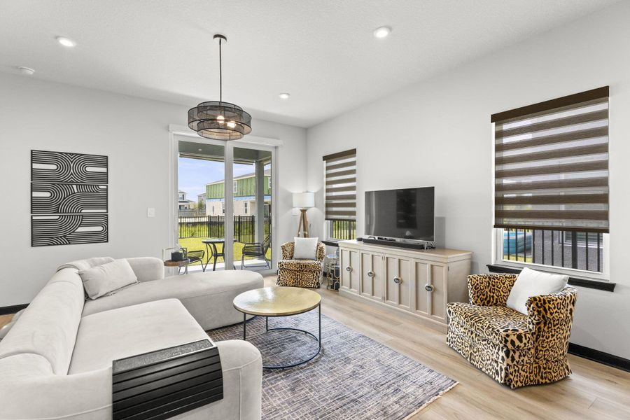 Furnished interior view inside a new home in , Port St. Lucie (Image 6).