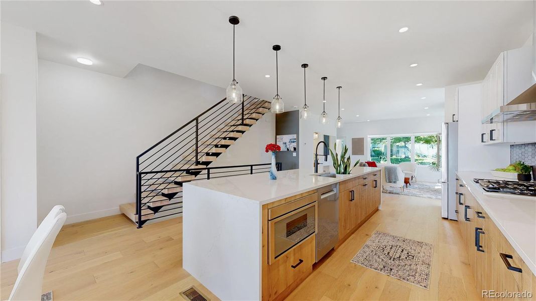 Furnished interior view inside a new home in , Denver (Image 16).
