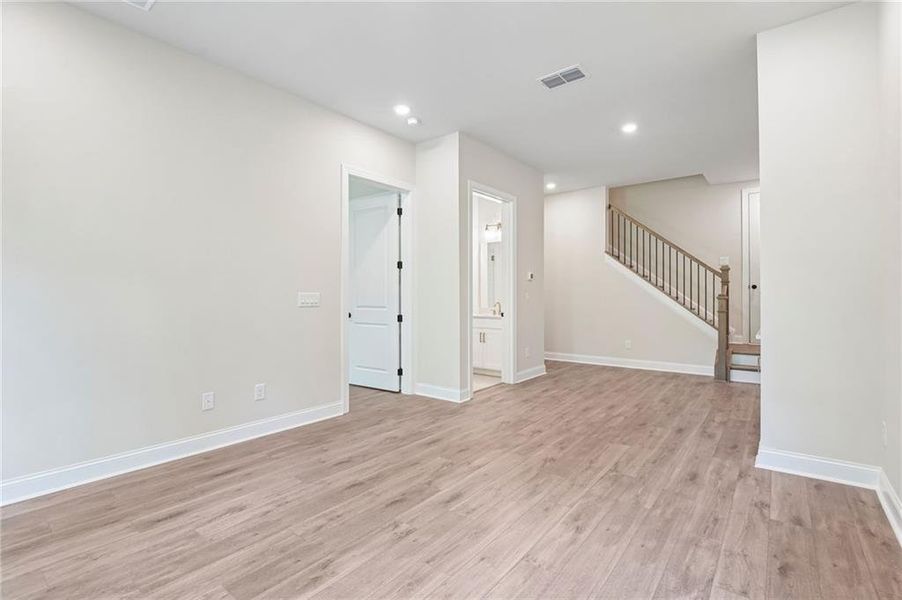 Spacious, unfurnished interior of a new home in Waterside, Peachtree Corners (Image 53).
