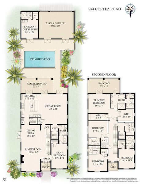 244 CORTEZ ROAD color