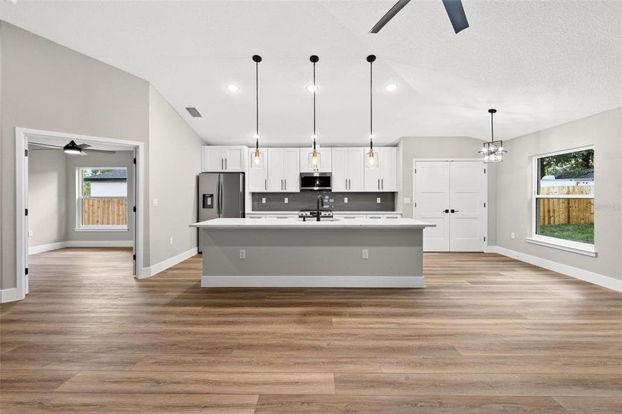 Furnished interior view inside a new home in , Umatilla (Image 5). Furnished interior view inside a new home in , Umatilla (Image 5).