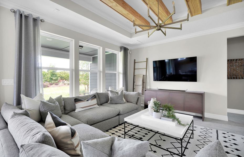 Representative furnished interior of a home built from the Palmary by Pulte Homes in Lakeview Estates, Palm Coast (Image 7).