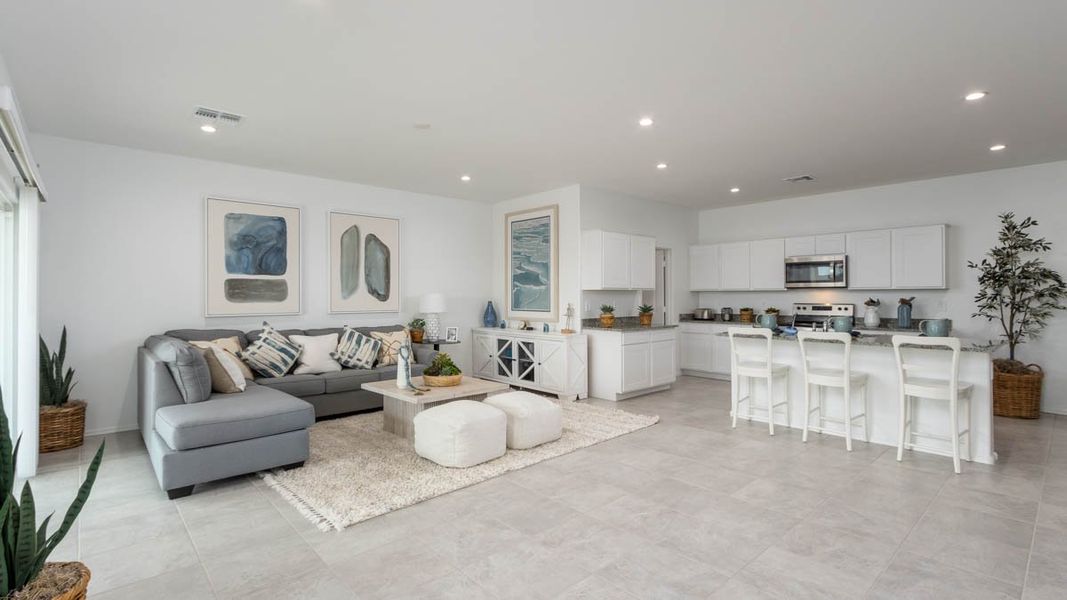 Representative furnished interior of a home built from the Holden by D.R. Horton in Carlton Commons, Casa Grande (Image 4).
