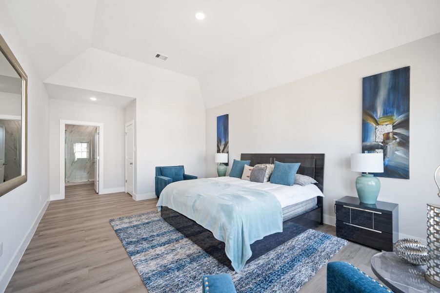 Furnished interior view inside a new home in Metro Village, Houston (Image 18).
