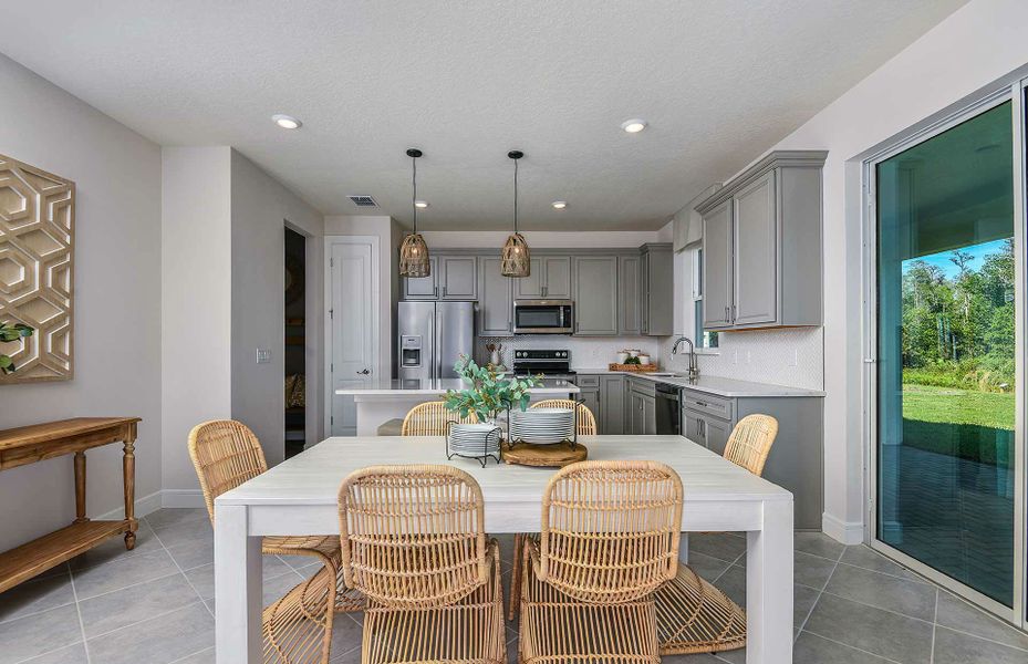 Furnished interior view inside a new home in The Landings at Saint Johns, St. Johns (Image 7).