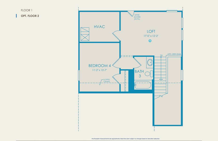 Hallmark Floor Plan, Quick Move-In Home, Floor 2 Hallmark Floor Plan, Quick Move-In Home, Floor 2