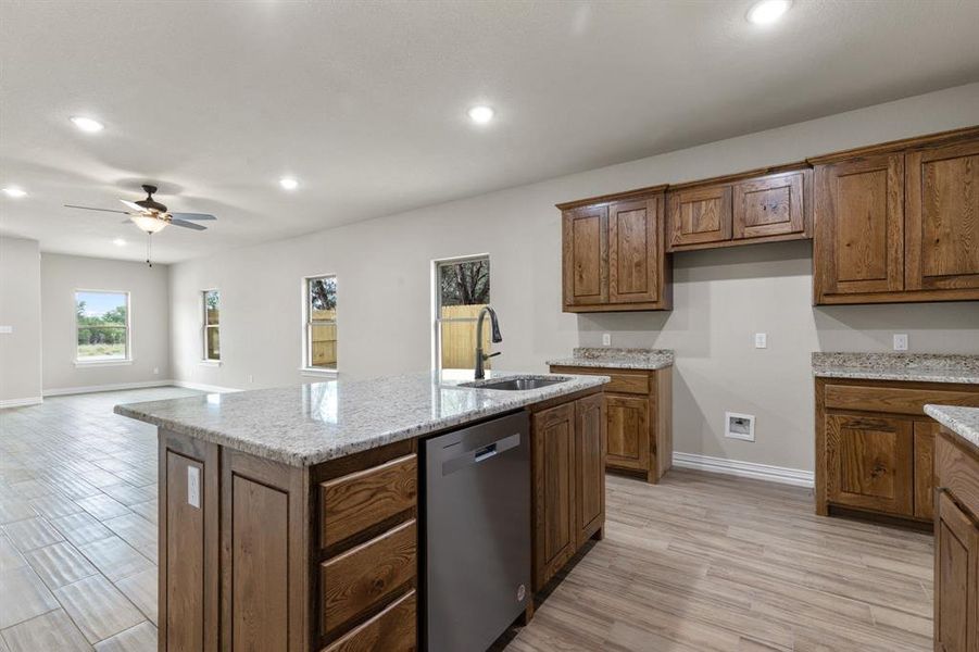 Furnished interior view inside a new home in , Weatherford (Image 10).