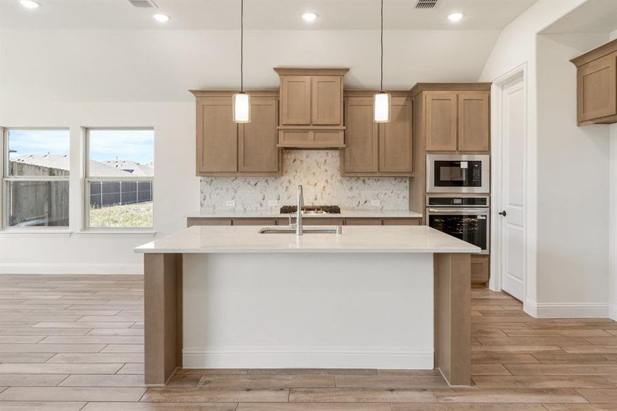 Furnished interior view inside a new home in Bear Creek Classic 50, Lavon (Image 12).