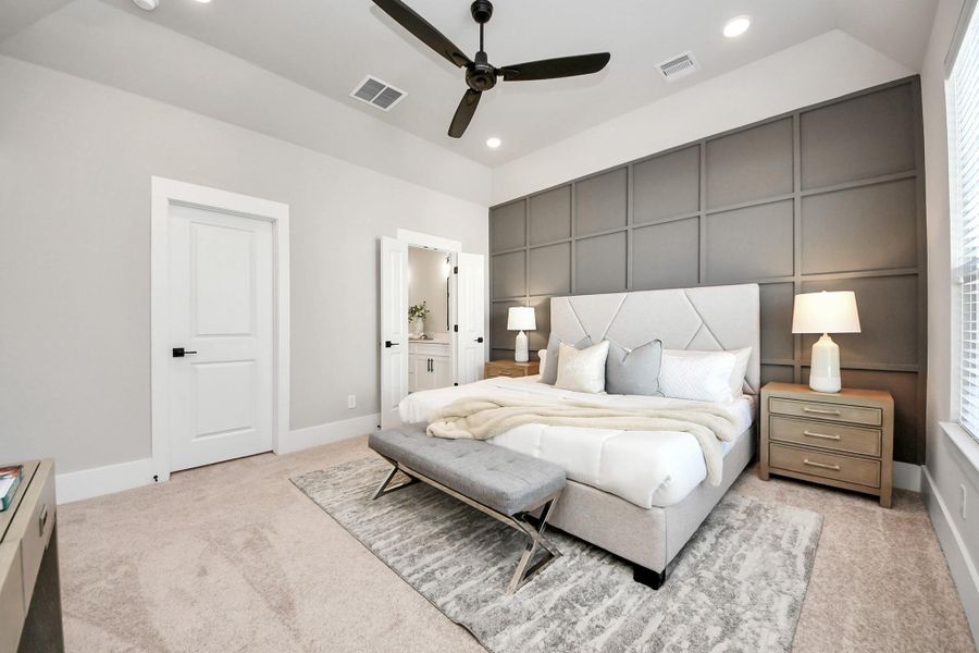 Furnished interior view inside a new home in , Houston (Image 31). Furnished interior view inside a new home in , Houston (Image 31).