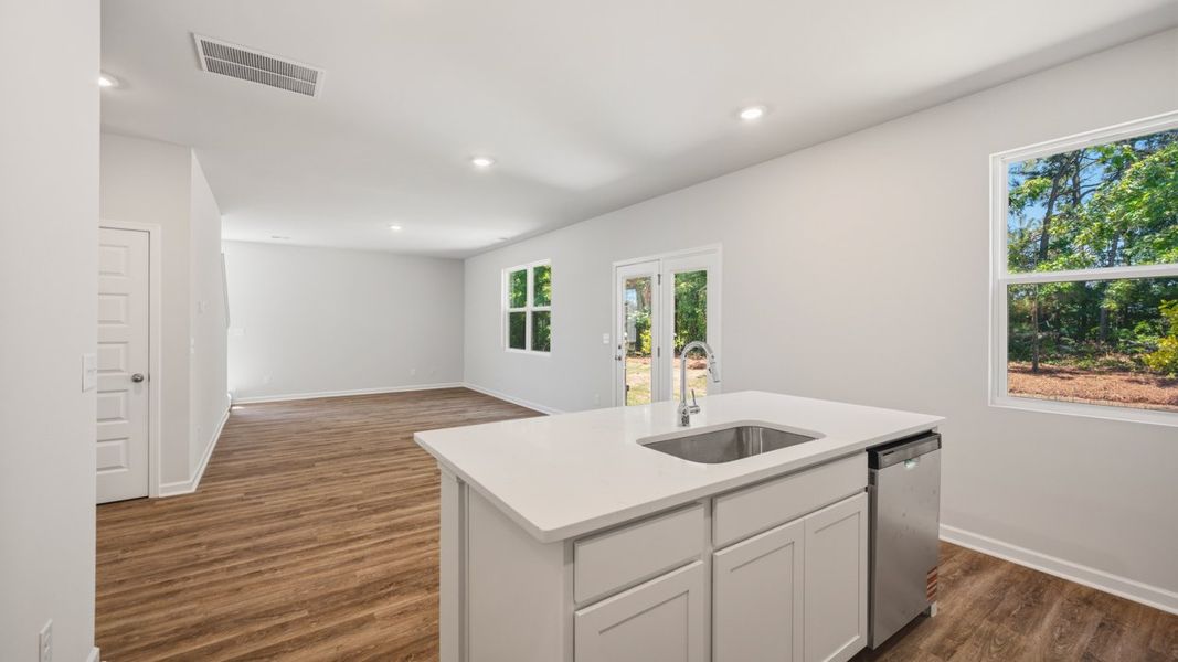 Furnished interior view inside a new home in Kingston Ranch at Lake Oconee, Buckhead (Image 9).