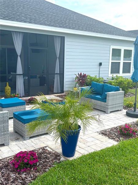 Exterior details and patio area of a home in , Ocala (Image 47).