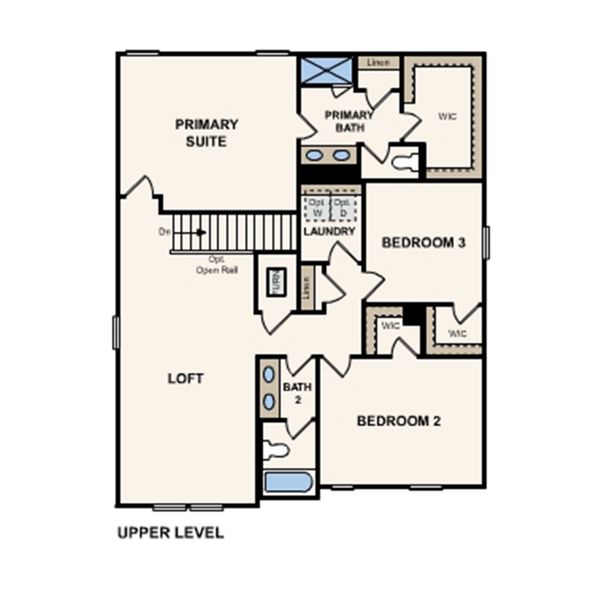 2D floor plan layout for the Nightingale by Century Communities in Martins Glen, Antioch, TN (Image 3). 2D floor plan layout for the Nightingale by Century Communities in Martins Glen, Antioch, TN (Image 3).