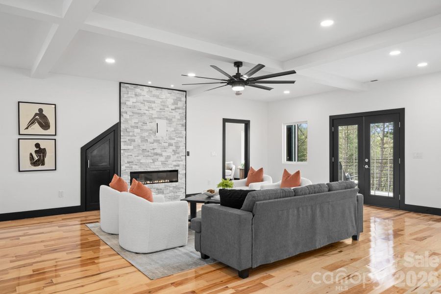 Furnished interior view inside a new home in , Mills River (Image 15).