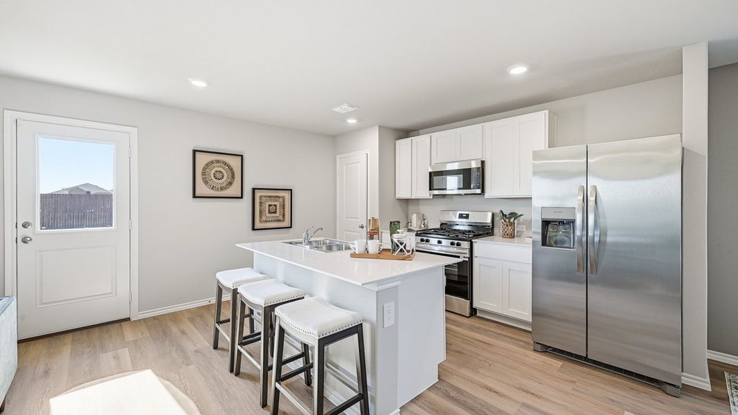 Furnished interior view inside a new home in Sunnycreek, Crowley (Image 4).