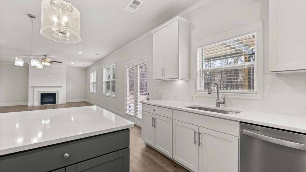 Representative furnished interior of a home built from the Westerly by D.R. Horton in Holland Estates, Powder Springs (Image 9).