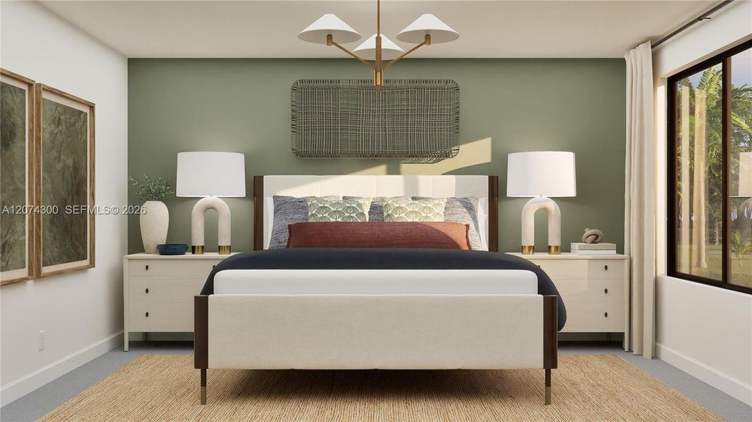 Furnished interior view inside a new home in Solterra, Sunrise (Image 13).