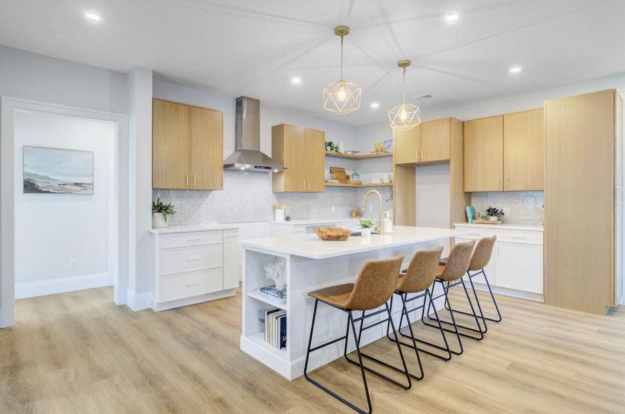 Furnished interior view inside a new home in , Charleston (Image 32).
