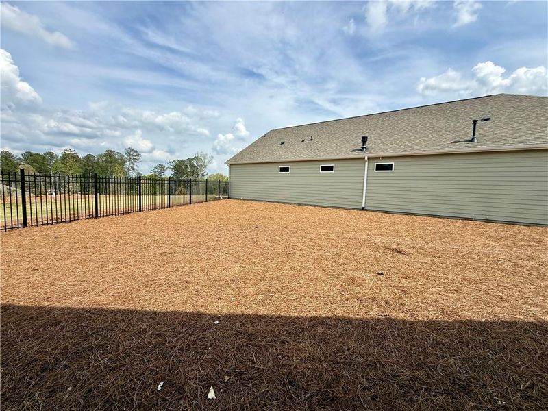 Exterior details and patio area of a home in , Hiram (Image 24).