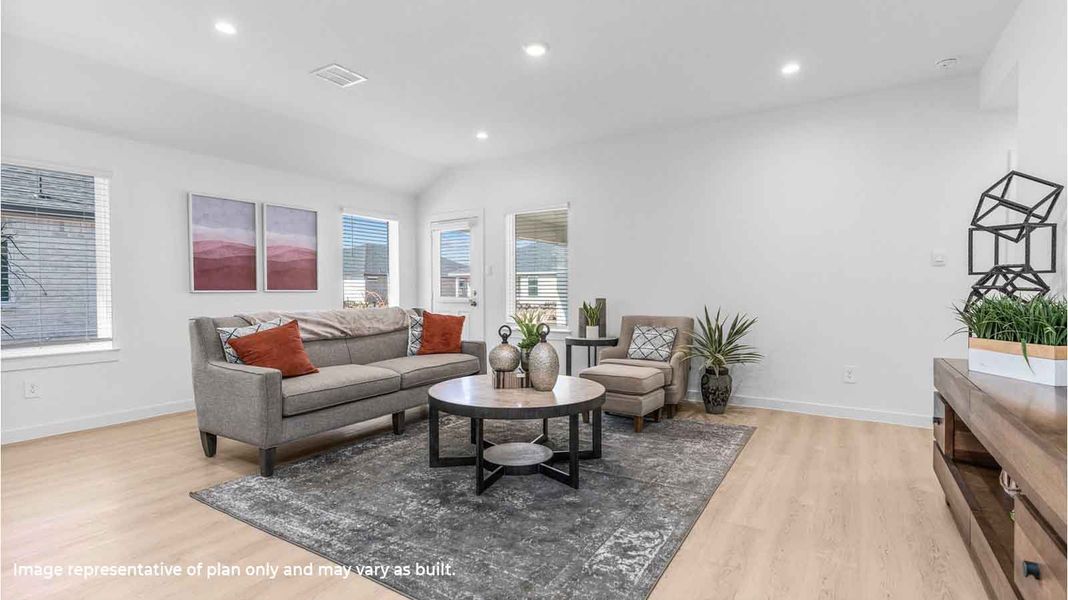 Representative furnished interior of a home built from the Lakeway by D.R. Horton in Lago Mar, Texas City (Image 9). Representative furnished interior of a home built from the Lakeway by D.R. Horton in Lago Mar, Texas City (Image 9).
