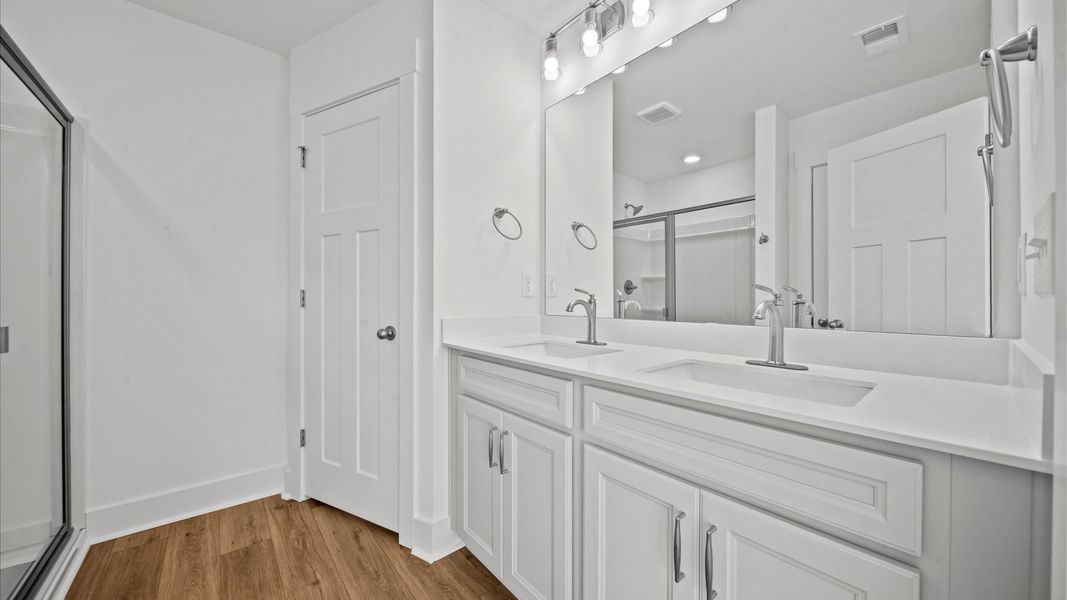 Furnished interior view inside a new home in Gresham Station, Simpsonville (Image 24).