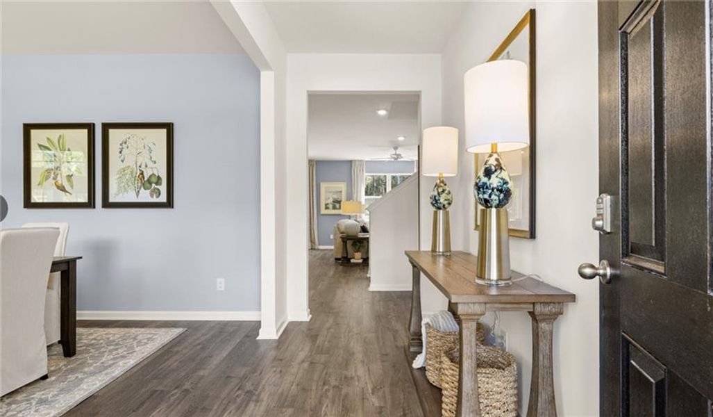Furnished interior view inside a new home in Twin Lakes, Hoschton (Image 3).