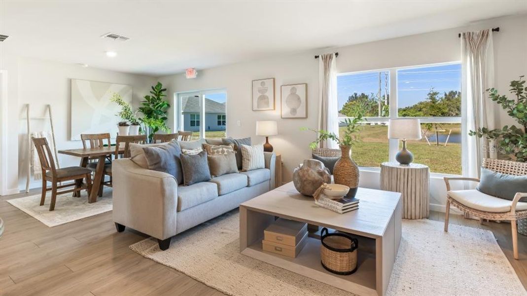 Furnished interior view inside a new home in , Port Charlotte (Image 9). Furnished interior view inside a new home in , Port Charlotte (Image 9).