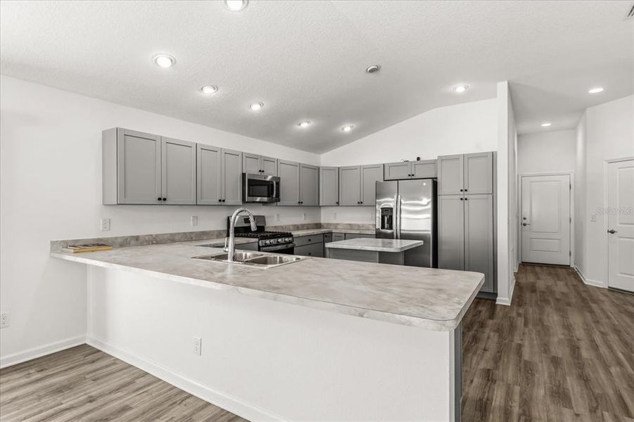 Furnished interior view inside a new home in , The Villages (Image 10).