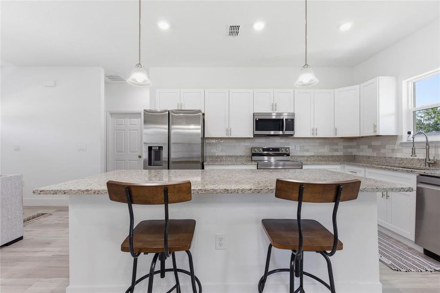 Furnished interior view inside a new home in , Ocklawaha (Image 9).