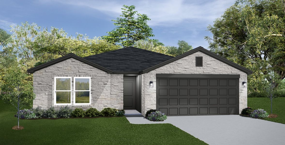 Representative exterior photo of a completed home built from the Medina by Flintrock Builder in Park Meadows, Lorena, TX (Image 5).