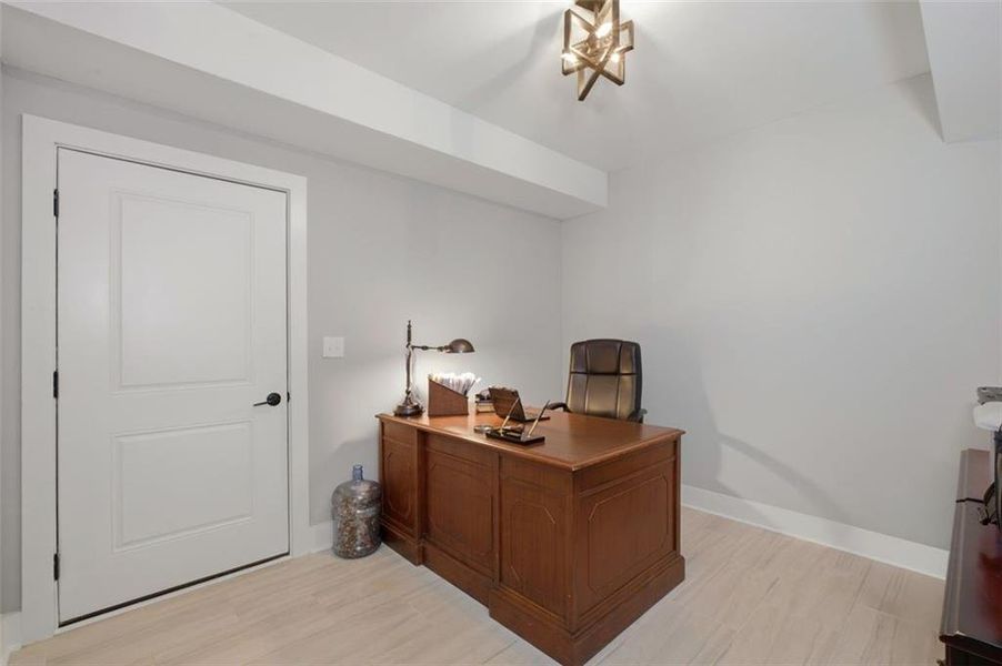 Furnished interior view inside a new home in , Canton (Image 39).