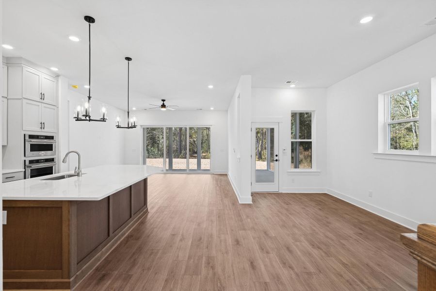 Furnished interior view inside a new home in Hidden Ponds Reserve, Awendaw (Image 9). Furnished interior view inside a new home in Hidden Ponds Reserve, Awendaw (Image 9).