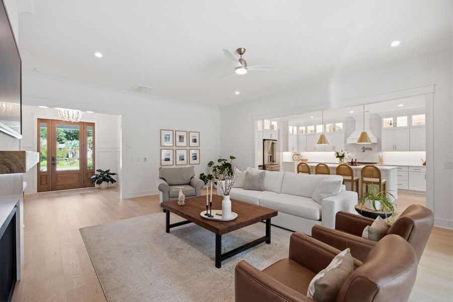 Furnished interior view inside a new home in , Mount Pleasant (Image 64).