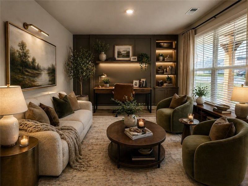 Furnished interior view inside a new home in , Bonaire (Image 32).