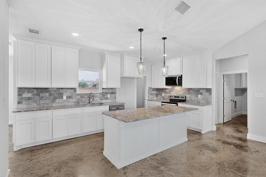 Furnished interior view inside a new home in , Perrin (Image 3).